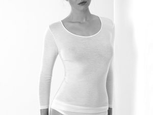 Emmebivi MAGLIA MANICA LUNGA COSTINA 1:1 INTIMO DONNA